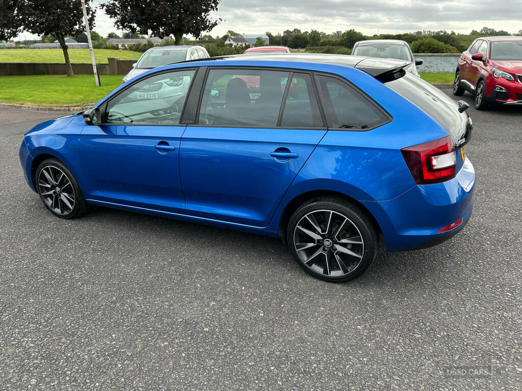 Skoda Rapid 1.0 Tsi 110 Se Sport Blue #5