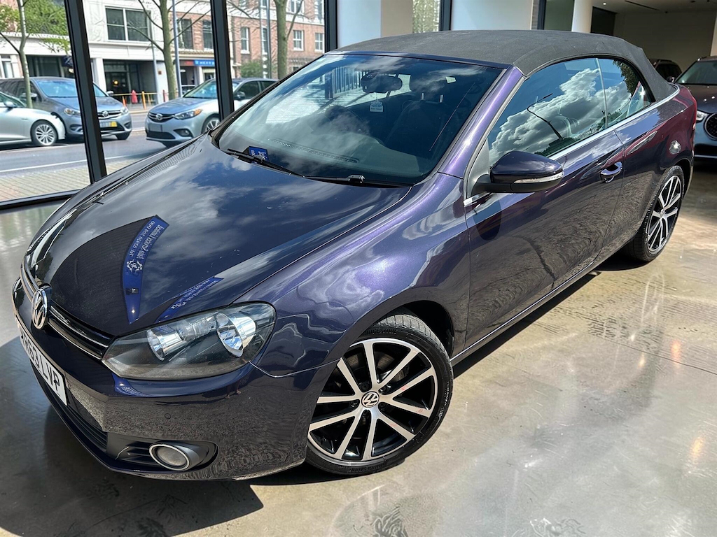 Volkswagen Golf 2.0 Tdi Bluemotion Tech Gt Cabriolet Euro 5 Ss Purple #3