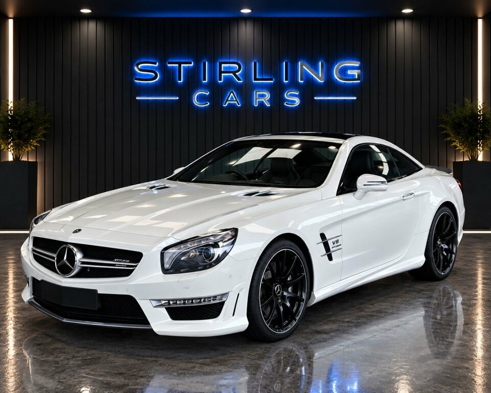 Mercedes-Benz SL Class 5.5L Amg White #5