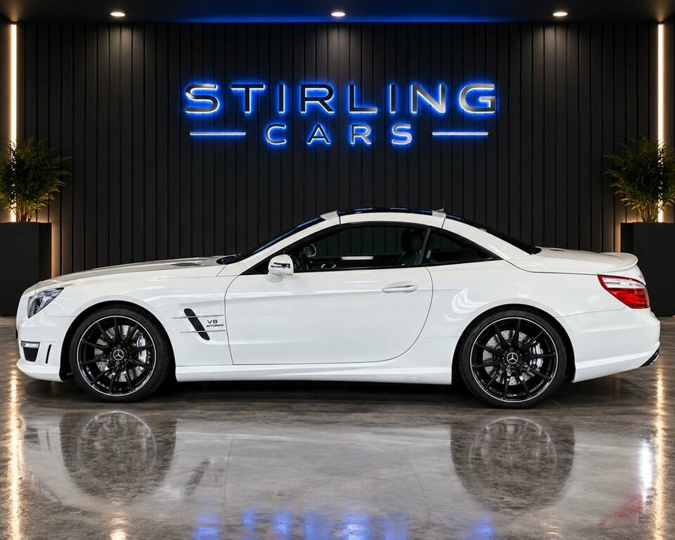 Mercedes-Benz SL Class 5.5L Amg White #4