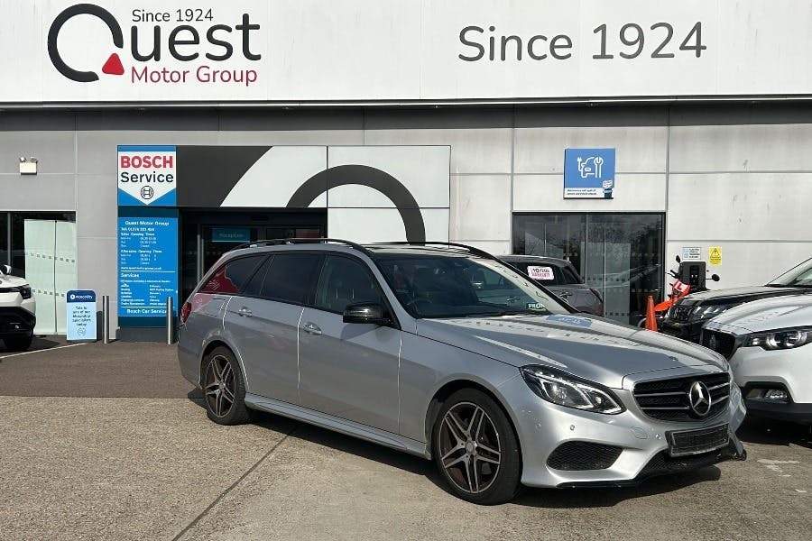Mercedes-Benz E Class 2.1 E220 Bluetec Amg Night Edition Silver
