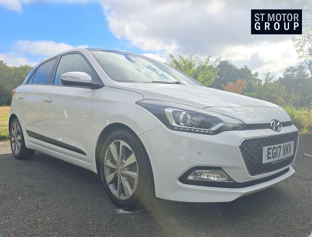 Hyundai I20 Hatchback 1.4 Premium Se Nav Euro 6 2017 White