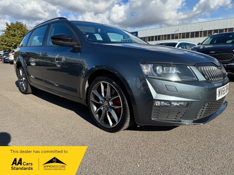 Skoda Octavia Vrs Tdi NV65BKN Grey #2