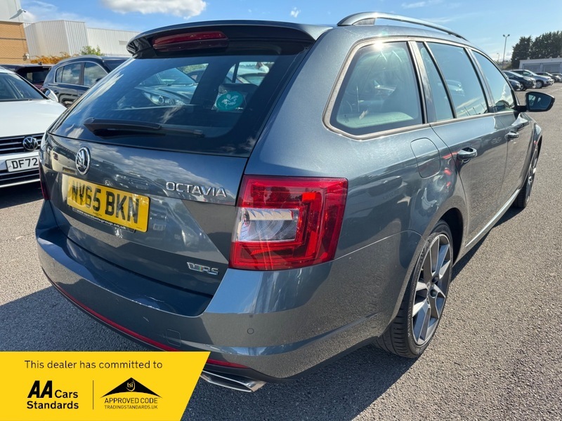 Skoda Octavia Vrs Tdi NV65BKN Grey #3