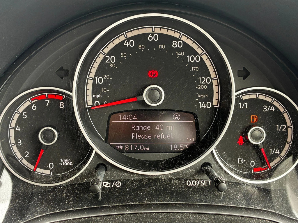 Volkswagen Up Hatchback Red #14