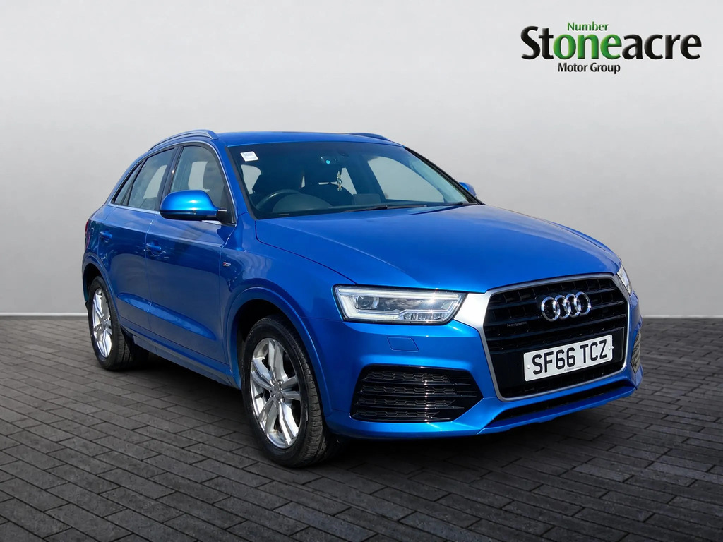 Audi Q3 2.0 Tdi S Line Quattro Euro 6 Ss Blue