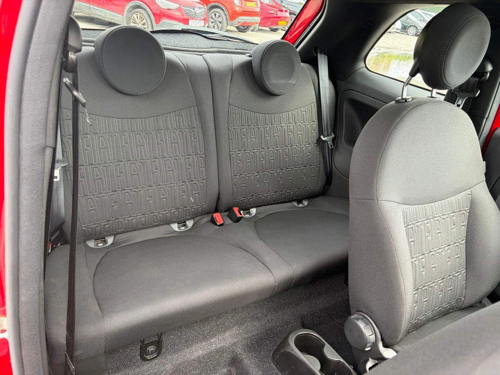 Fiat 500 Hatchback White #13