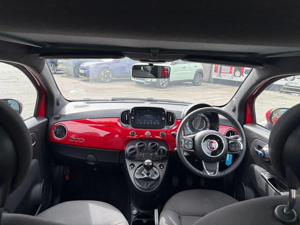 Fiat 500 Hatchback White #11