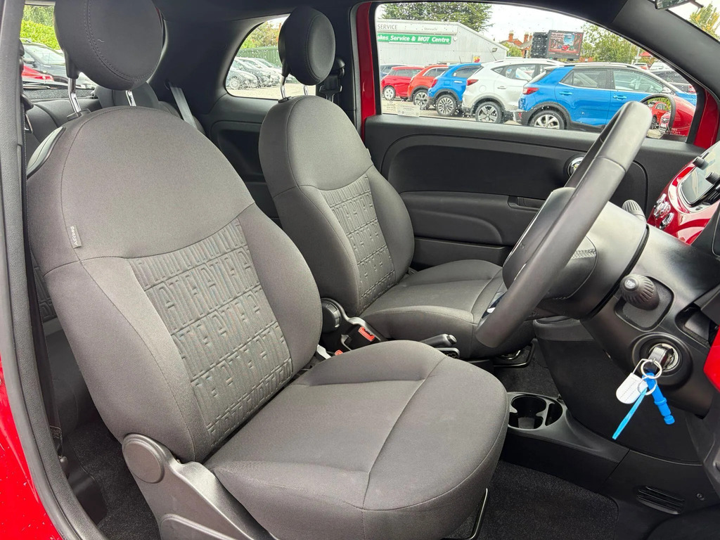 Fiat 500 Hatchback White #12