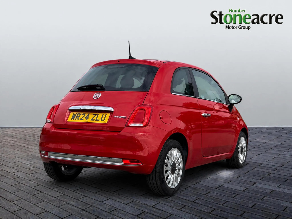 Fiat 500 Hatchback White #8