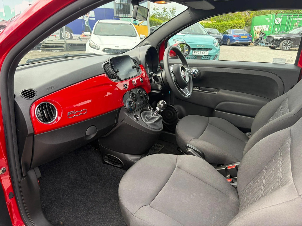 Fiat 500 Hatchback White #21