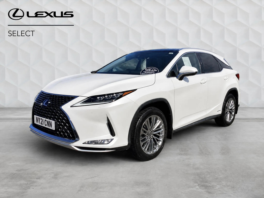Lexus RX Rx 450H Cvt White #7