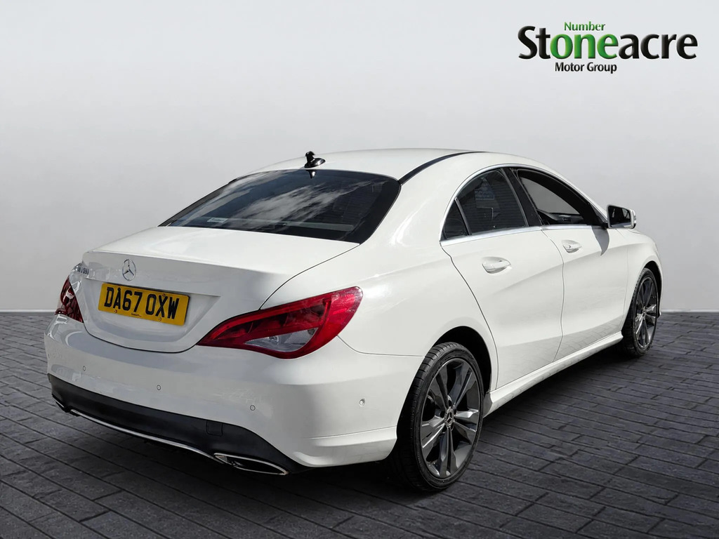 Mercedes-Benz CLA Class Coupe White #7