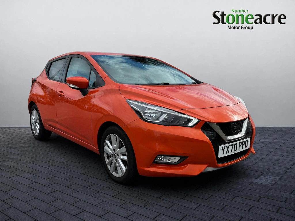 Nissan Micra 1.0 Ig-t Acenta Hatchback Orange
