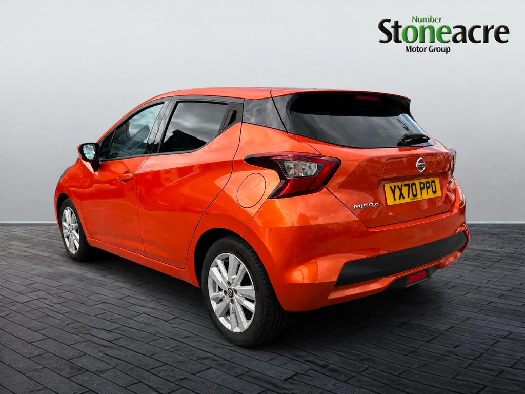 Nissan Micra 1.0 Ig-t Acenta Hatchback Orange #4