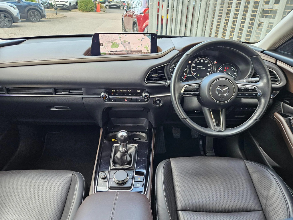 Mazda CX-30 2.0 E Skyactiv X Mhev Exclusive Line Suv Petro Blue #11