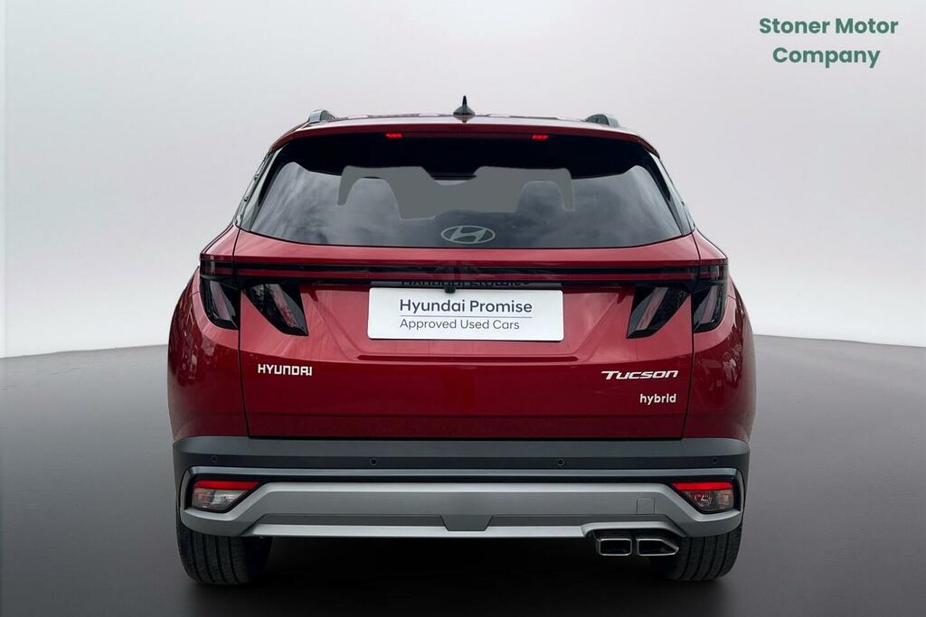 Hyundai Tucson 1.6T Hybrid Black Line Euro 6 Ss Red #4