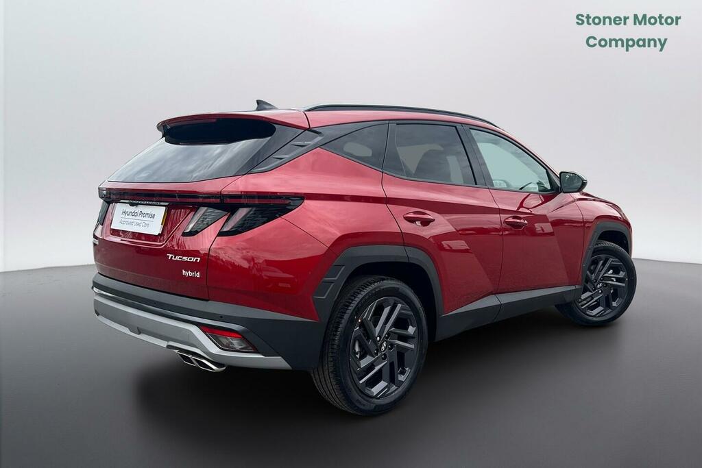 Hyundai Tucson 1.6T Hybrid Black Line Euro 6 Ss Red #3