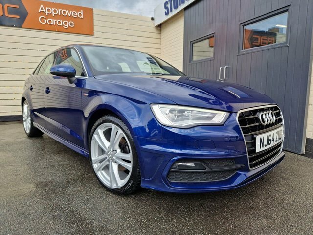 Audi A3 2.0 Tdi S Line Sportback Euro 6 Blue