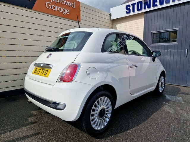 Fiat 500 Hatchback White #16