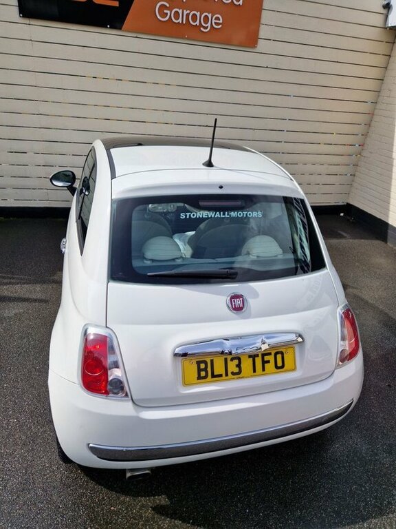 Fiat 500 Hatchback White #15