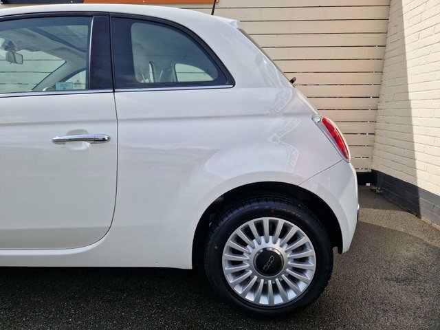 Fiat 500 Hatchback White #13