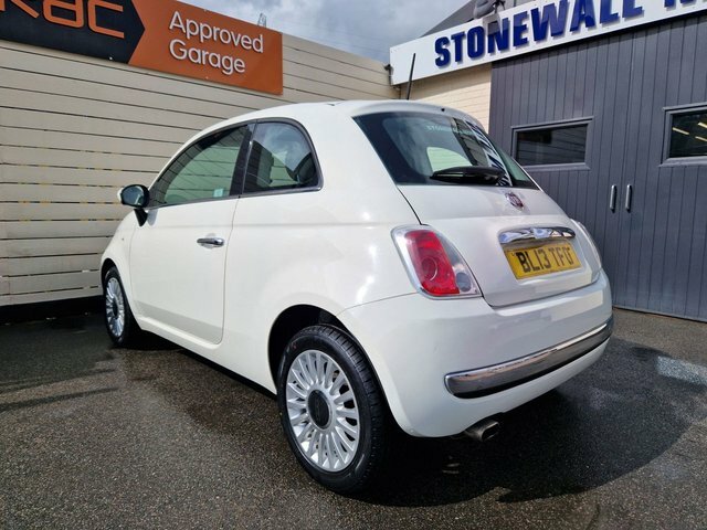 Fiat 500 Hatchback White #14