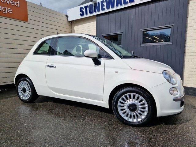 Fiat 500 Hatchback White #7