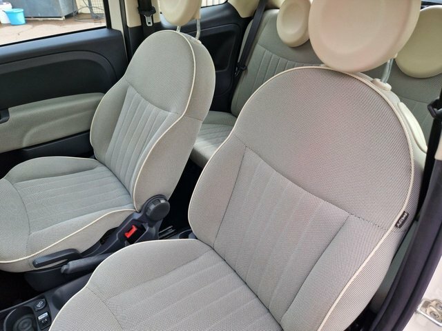 Fiat 500 Hatchback White #25