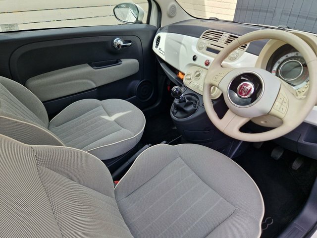 Fiat 500 1.2 Lounge Hatchback Euro 4 69 White #6