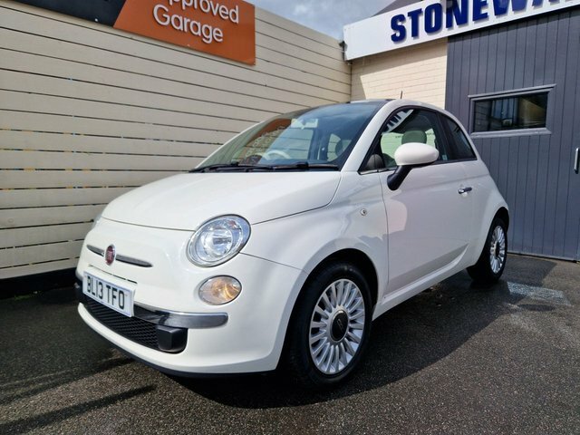 Fiat 500 Hatchback White #12