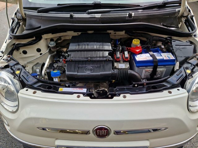 Fiat 500 Hatchback White #30