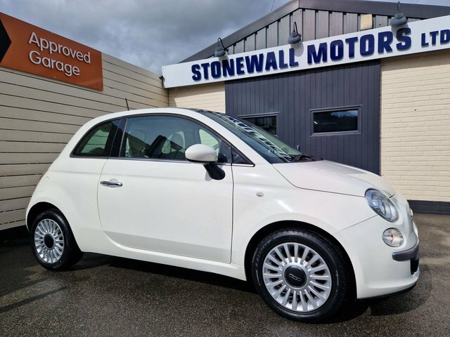 Fiat 500 Hatchback White #11