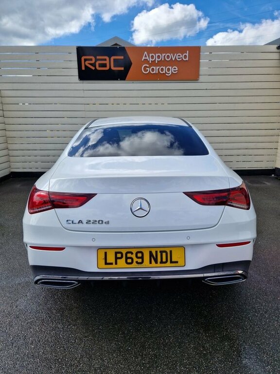 Mercedes-Benz CLA Class 2.0 Cla220d Amg Line Coupe 8G-dct Euro White #3