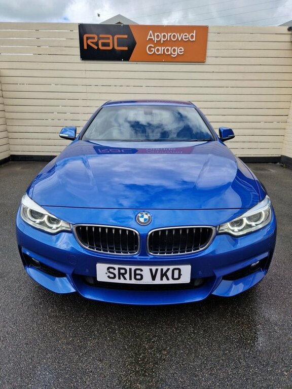 BMW 4 Series Gran Coupe 2.0 420D M Sport Hatchback Xdrive Blue #2