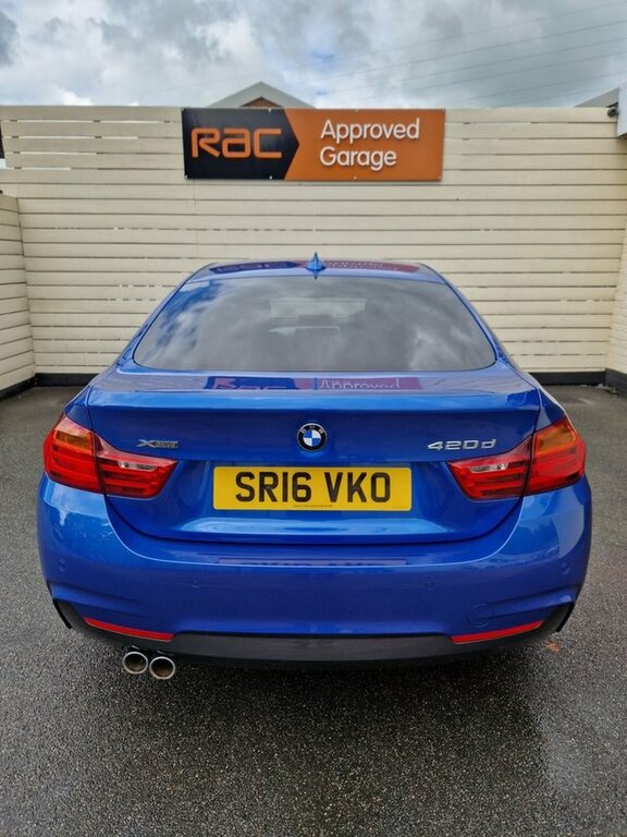 BMW 4 Series Gran Coupe 2.0 420D M Sport Hatchback Xdrive Blue #3