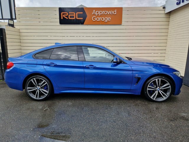 BMW 4 Series Gran Coupe 2.0 420D M Sport Hatchback Xdrive Blue #4