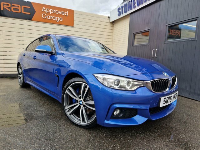 BMW 4 Series Gran Coupe 2.0 420D M Sport Hatchback Xdrive Blue