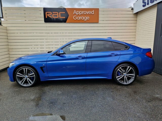 BMW 4 Series Gran Coupe 2.0 420D M Sport Hatchback Xdrive Blue #5