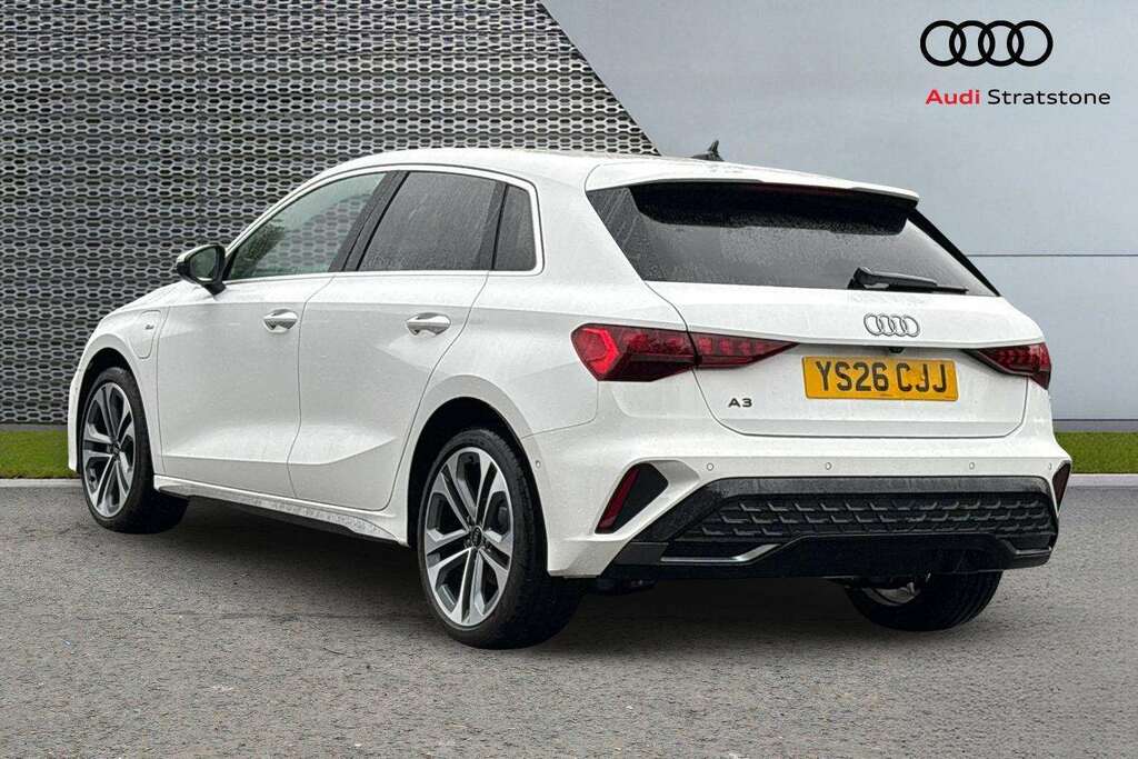Audi A3 1.5 Tfsi E 204 S Line S Tronic 2026 YS26CJJ White #3