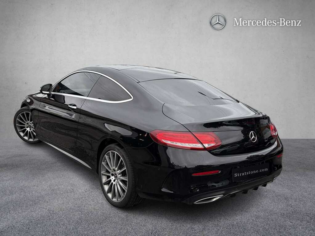Mercedes-Benz C Class C220d Amg Line Premium Plus 2018 RO18WOU Black #2