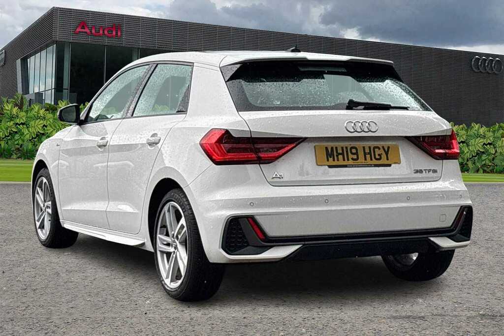 Audi A1 35 Tfsi S Line 2019 MH19HGY White #3