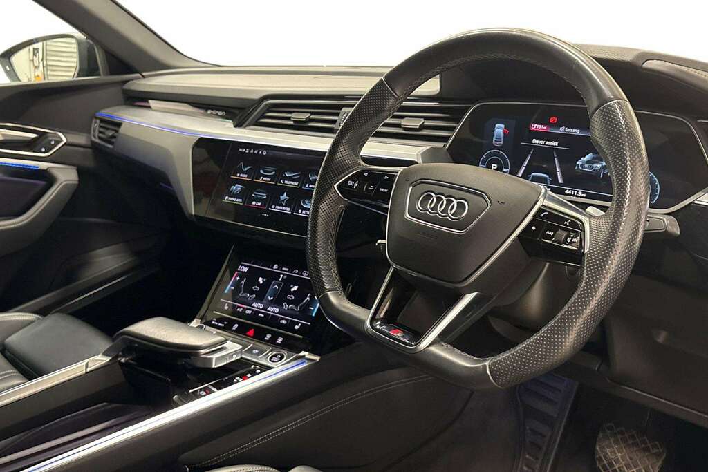 Audi E-tron 230Kw 50 Quattro 71Kwh Black Edition 2022 Blue #5