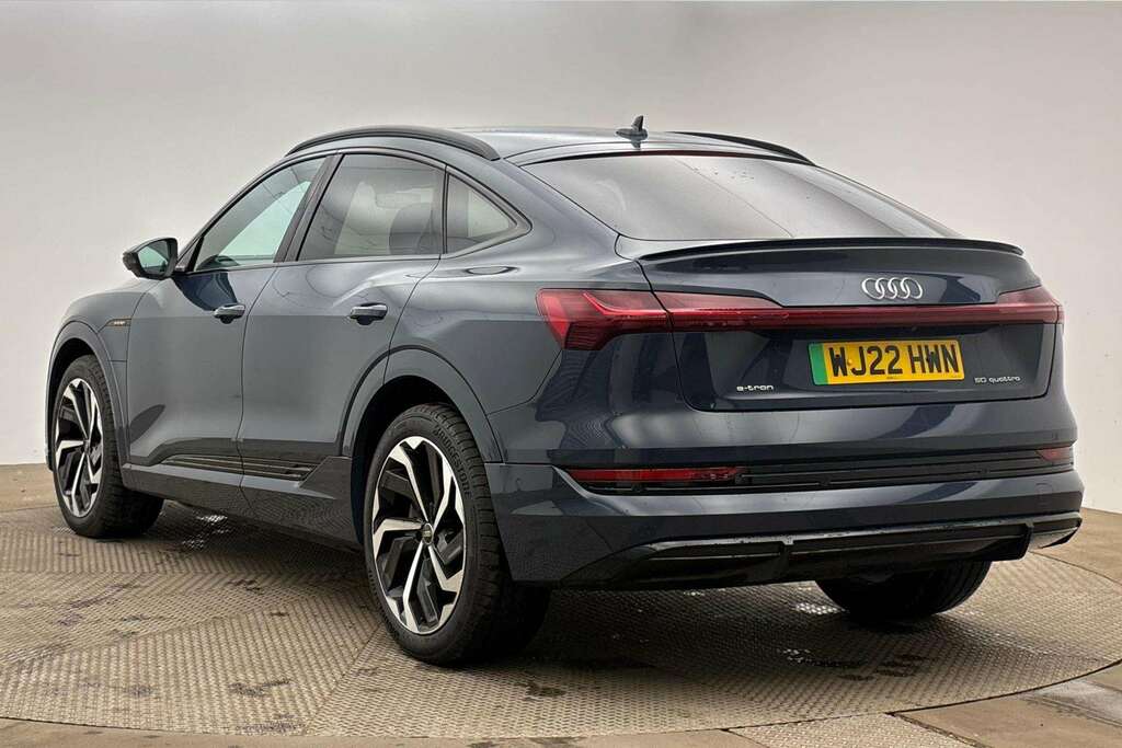 Audi E-tron 230Kw 50 Quattro 71Kwh Black Edition 2022 Blue #3