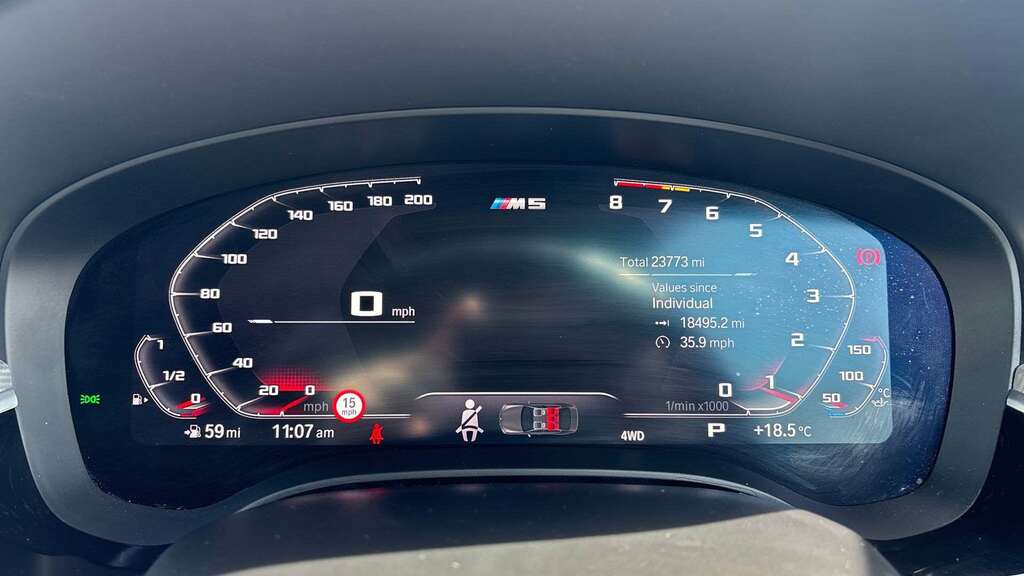 BMW M5 Competition Dct Blue #10