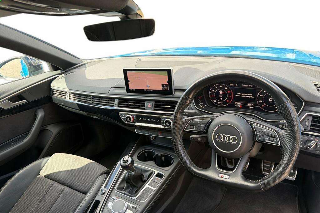 Audi A4 35 Tfsi Black Edition 2019 DH19OUV Blue #6