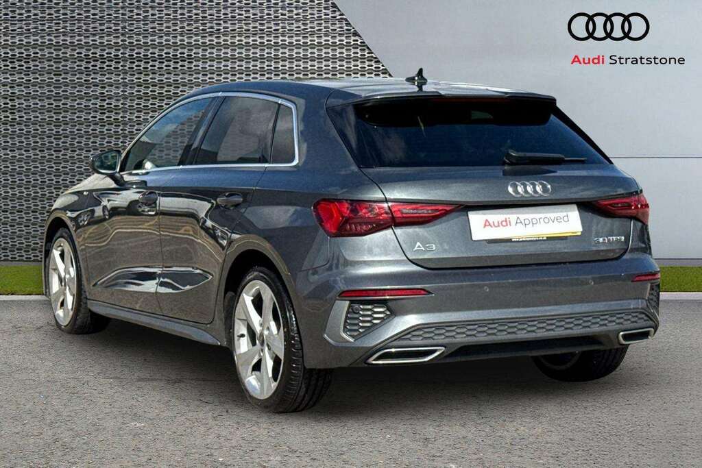 Audi A3 30 Tfsi S Line 2023 BD23RZS Grey #3
