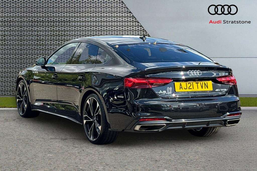 Audi A5 40 Tfsi Edition 1 S Tronic 2021 AJ21TVN Black #3