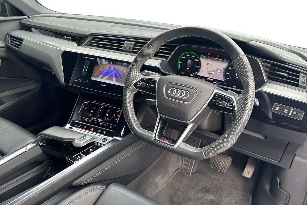 Audi E-tron 300Kw 55 Quattro 95Kwh Black Edition 2022 White #6