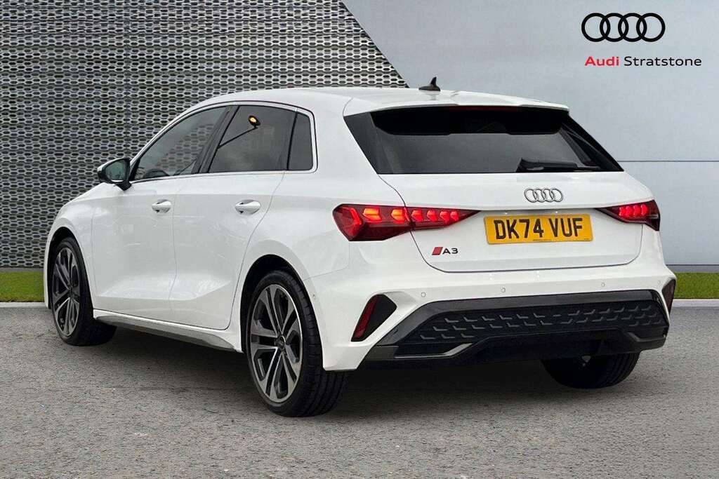Audi A3 30 Tfsi S Line 2024 DK74VUF White #3